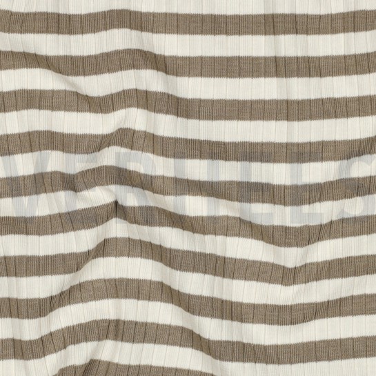 RIB YARN DYED STRIPES SAND #7