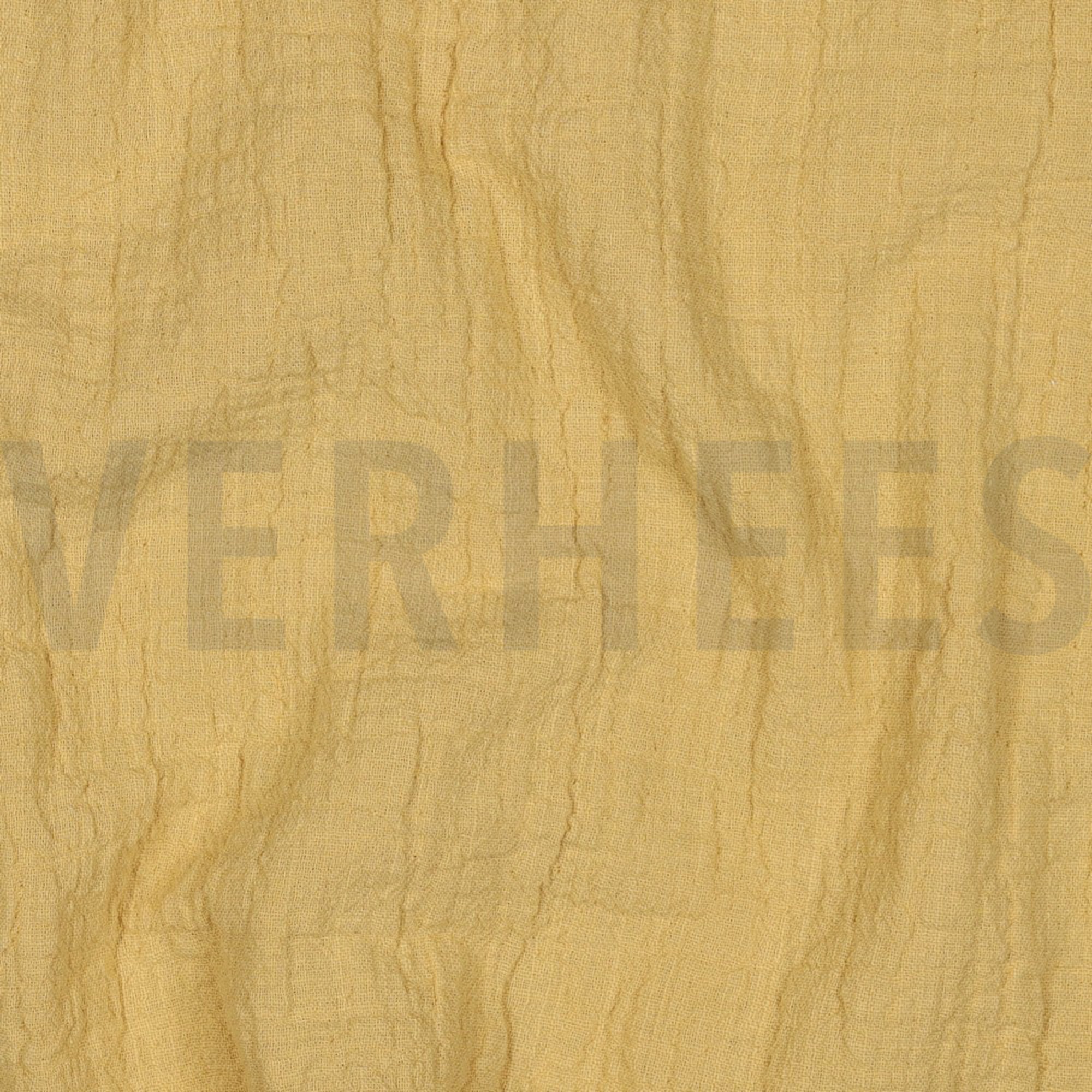 DOUBLE GAZE DE COTON SLUB JAUNE (high resolution) #2