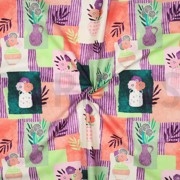 CANVAS DIGITAL TOSSED VASES NERIDA HANSEN PASTEL PINK (thumbnail) #2