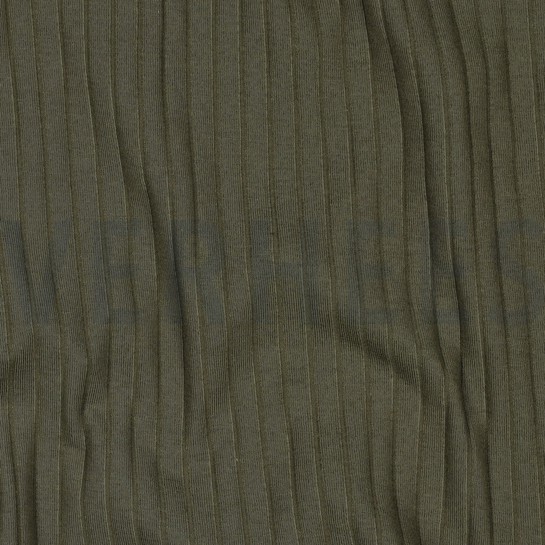 RIB JERSEY GROOT LEGERGROEN #7