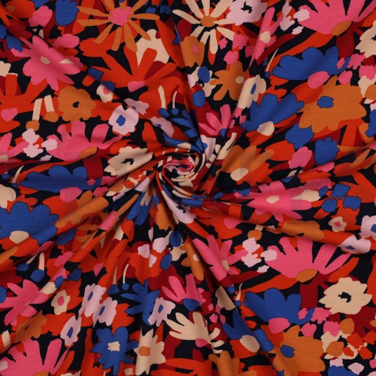 JERSEY GOTS POP BLOSSOM NERIDA HANSEN BLEU MARINE #7