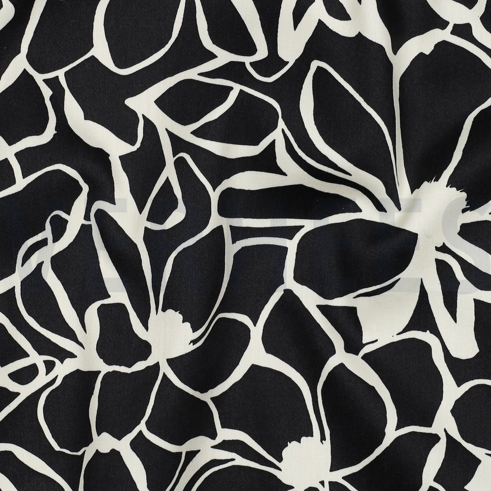 BAUMWOLLE SATIN MAGNOLIA NERIDA HANSEN SCHWARZ #7