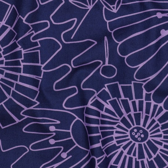 KATOENEN POPLIN EDEN NERIDA HANSEN MARINEBLAUW #7