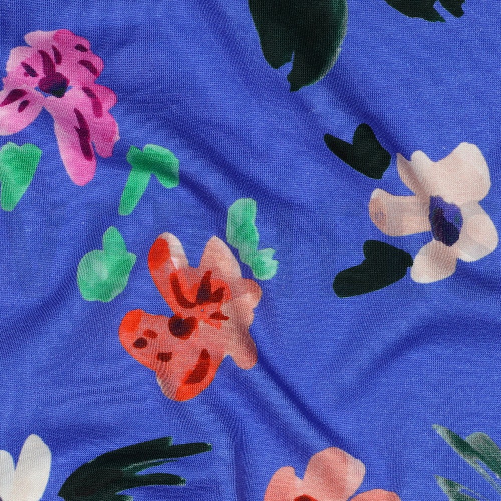 FRENCH TERRY DIGITAL COLETTE NERIDA HANSEN BLEU CLAIR #7
