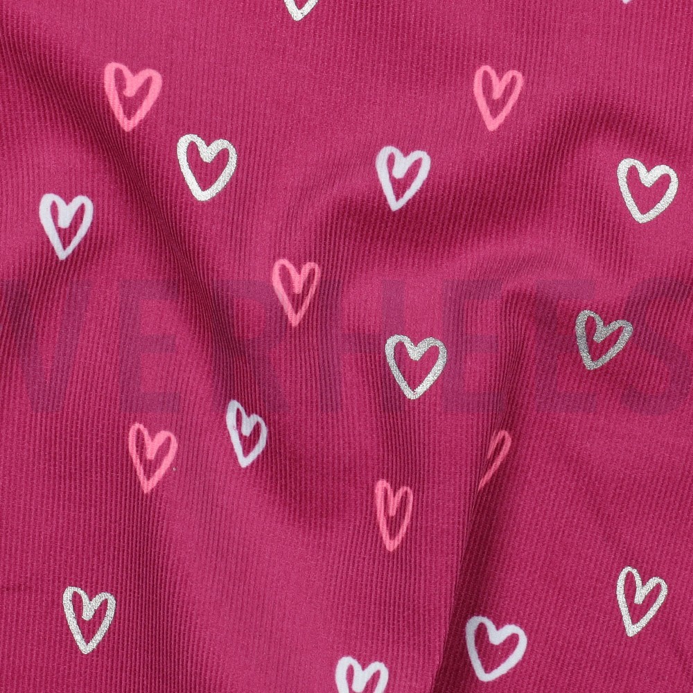 CORDUROY BABYRIB FOLIE HARTEN FUCHSIA #7