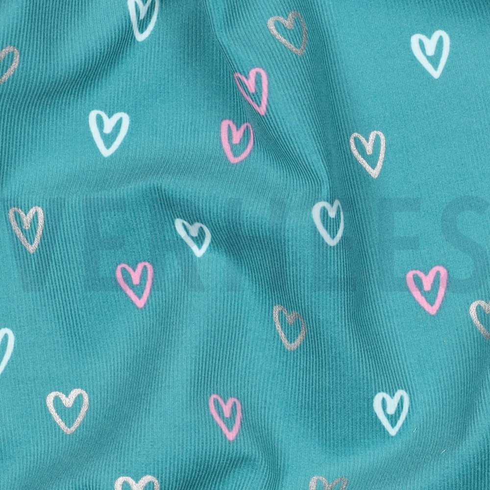 CORDUROY BABYRIB FOLIE HARTEN PETROL #7