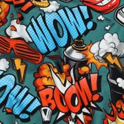 JERSEY DIGITAL GRAFFITI BLEU (thumbnail) #2