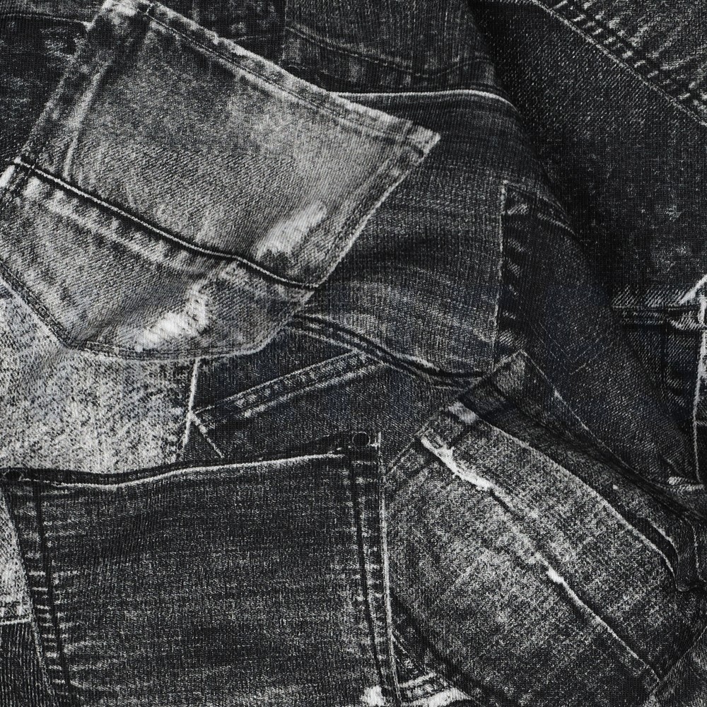JERSEY DIGITAAL JEANS ZAKKEN DONKERGRIJS #7