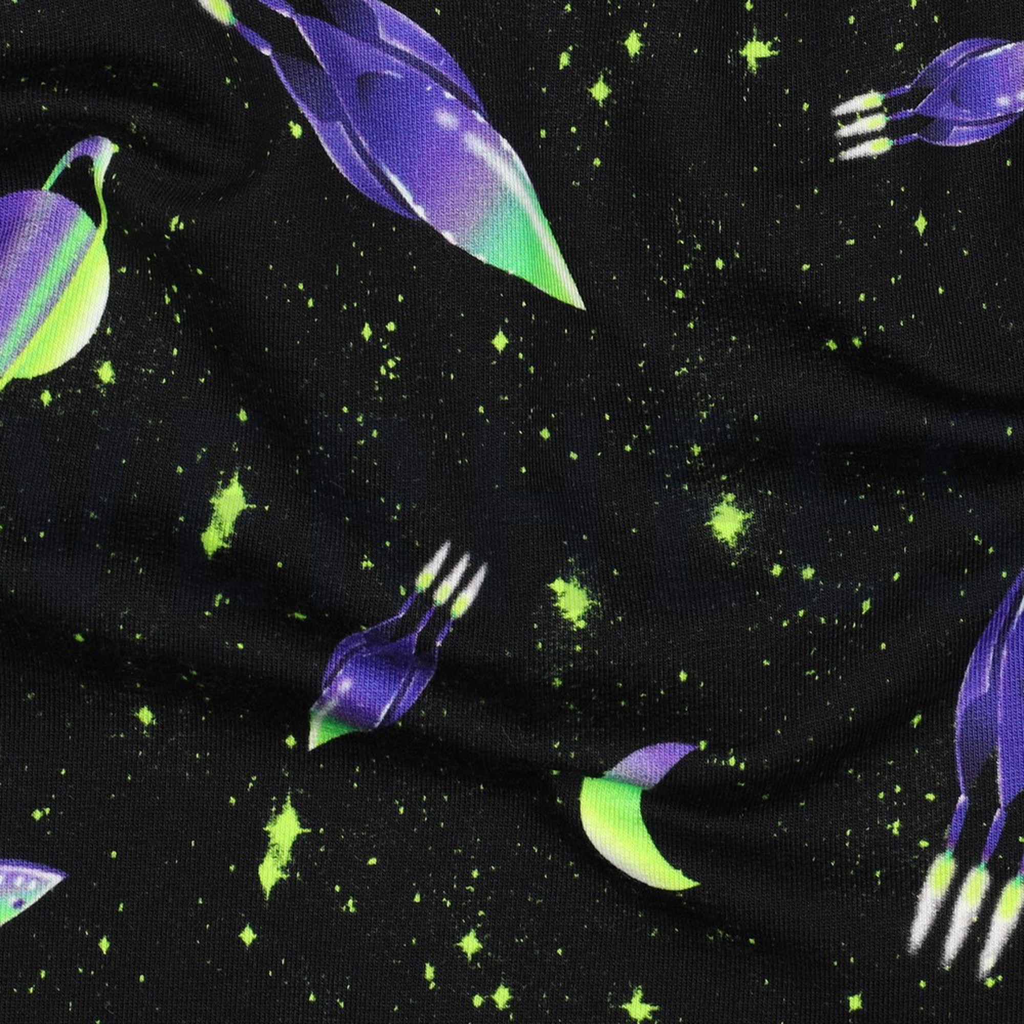 FRENCH TERRY DIGITAL ESPACE NOIR (high resolution) #2