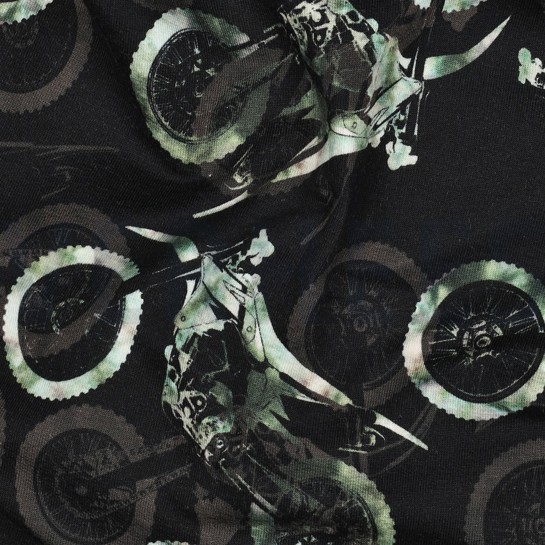 SWEAT DIGITAAL CROSSFIETSEN ZWART/GROEN #7