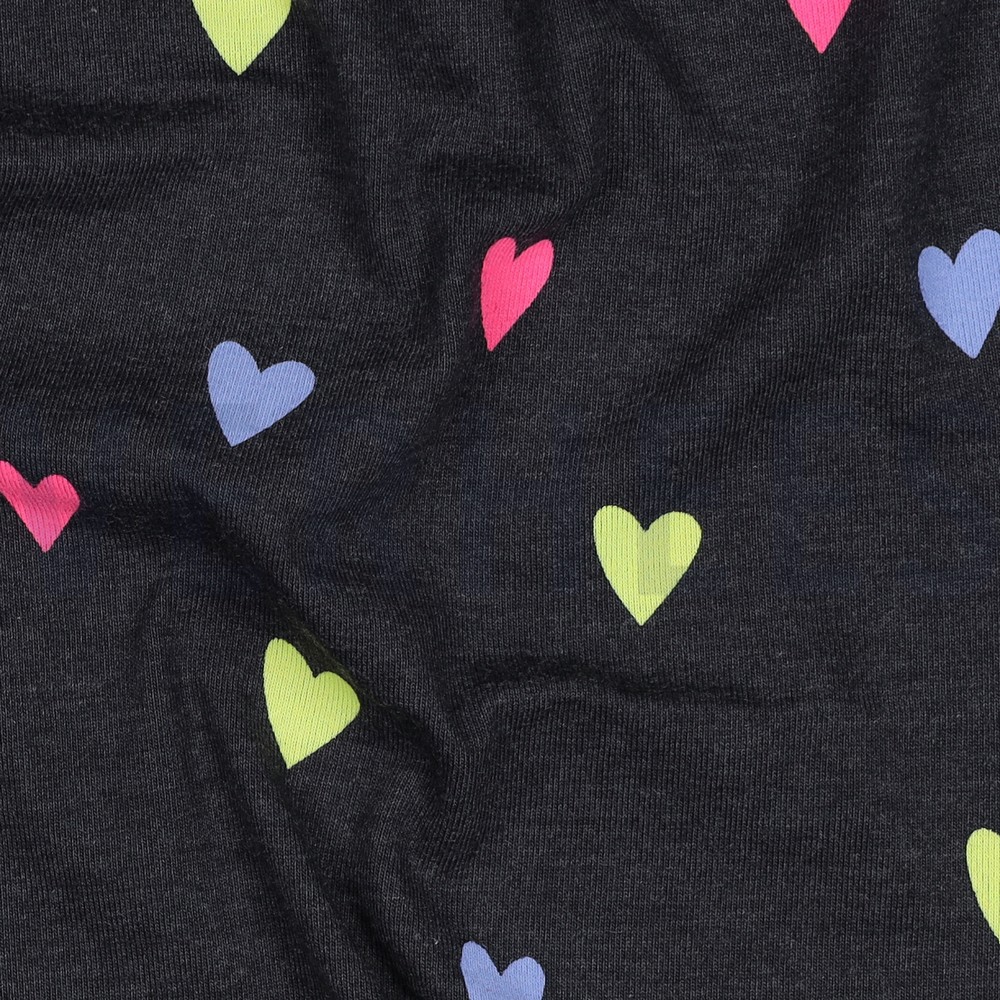 JERSEY MÉLANGE NEON CŒURS INDIGO CHINÉ #7