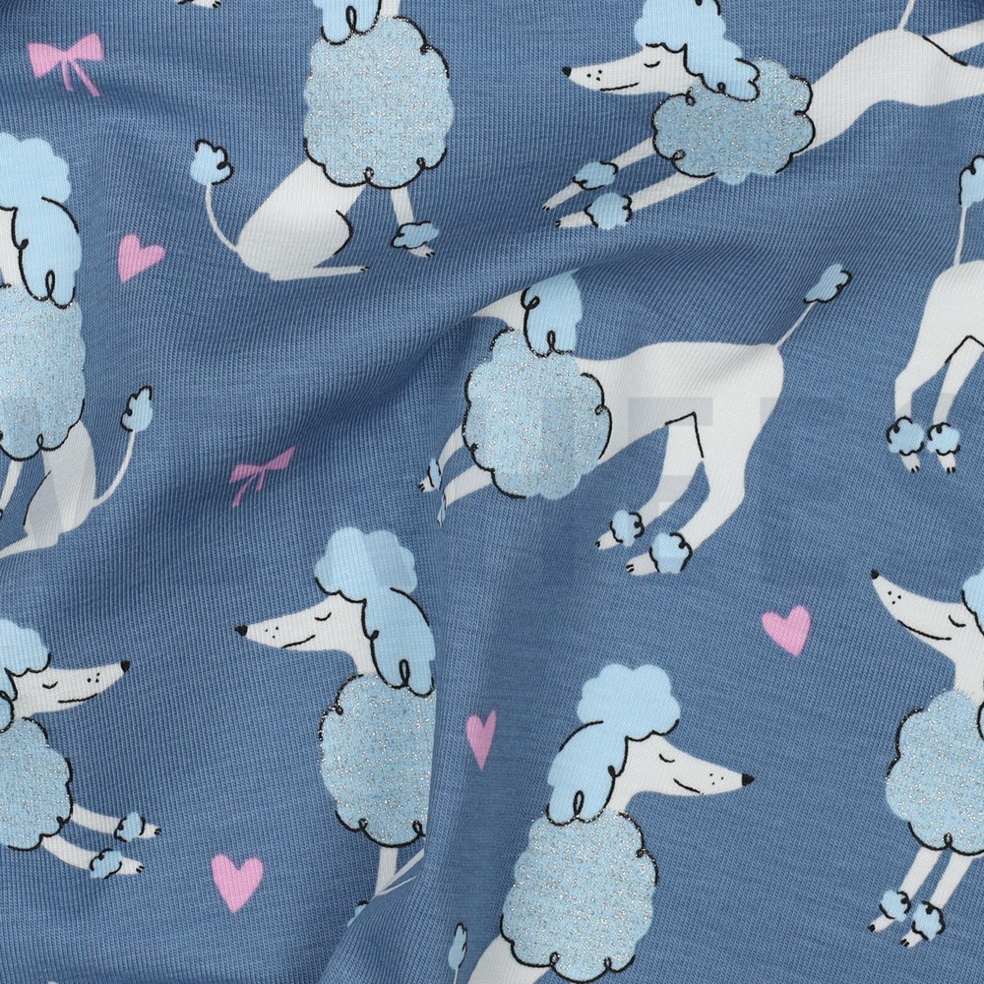 JERSEY GLITTER POEDELS JEANSBLAUW (high resolution) #2