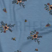 JERSEY GOTS BLUMEN HELLBLAU (thumbnail) #2