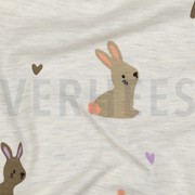 JERSEY MELANGE KANINCHEN ECRU MELIERT (thumbnail) #2