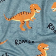 JERSEY MÉLANGE DINOSAURES BLEU FUMÉ MÉLANGÉ (thumbnail) #2