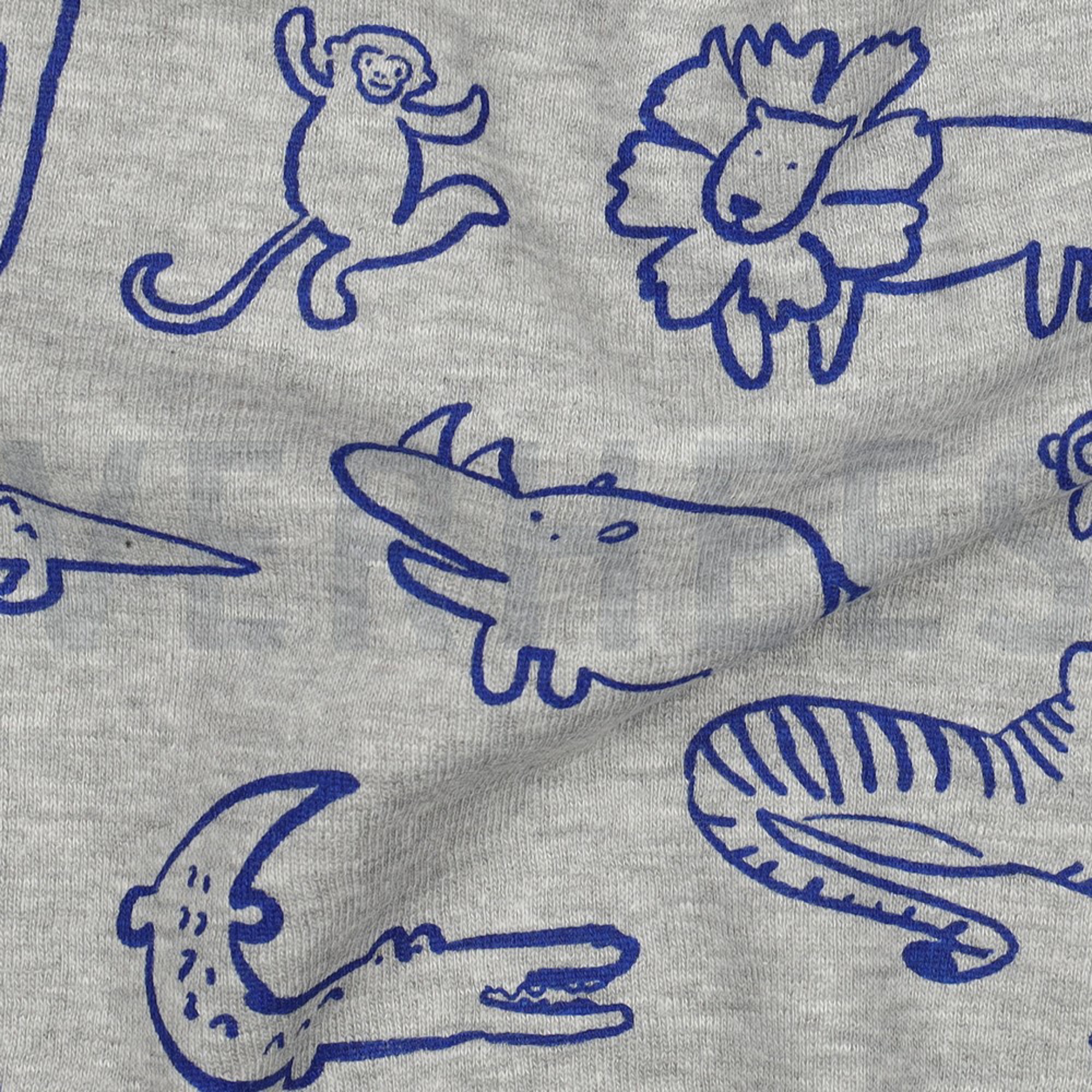 SWEAT MELANGE SAFARI DIEREN LICHTGRIJS GEMÊLEERD (high resolution) #2