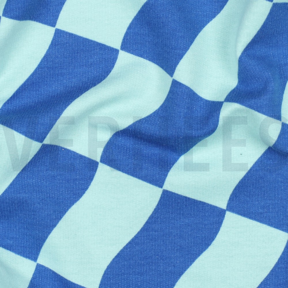 SOFT SWEAT CHECKS MINT/BLUE #7
