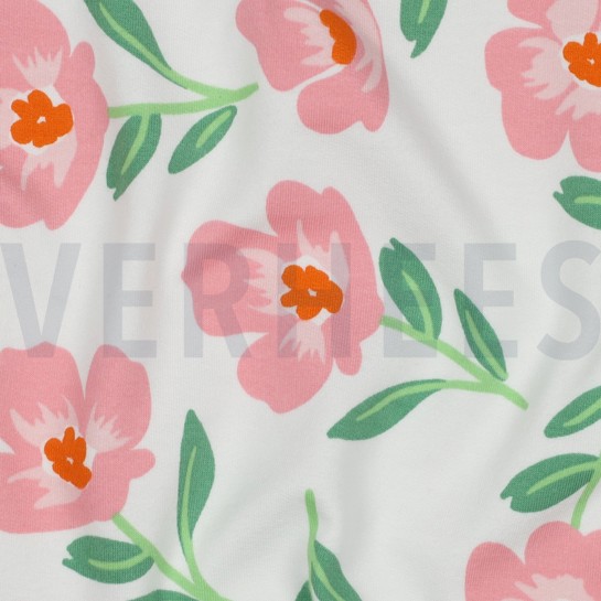 SOFT SWEAT FLOWERS ECRU #7