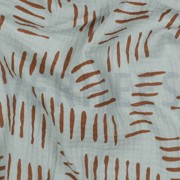 DOUBLE GAUZE ABSTRACT NILEGROEN (thumbnail) #2