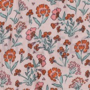 DOUBLE GAUZE BLOEMEN LICHTROZE/OUDROZE (thumbnail) #2