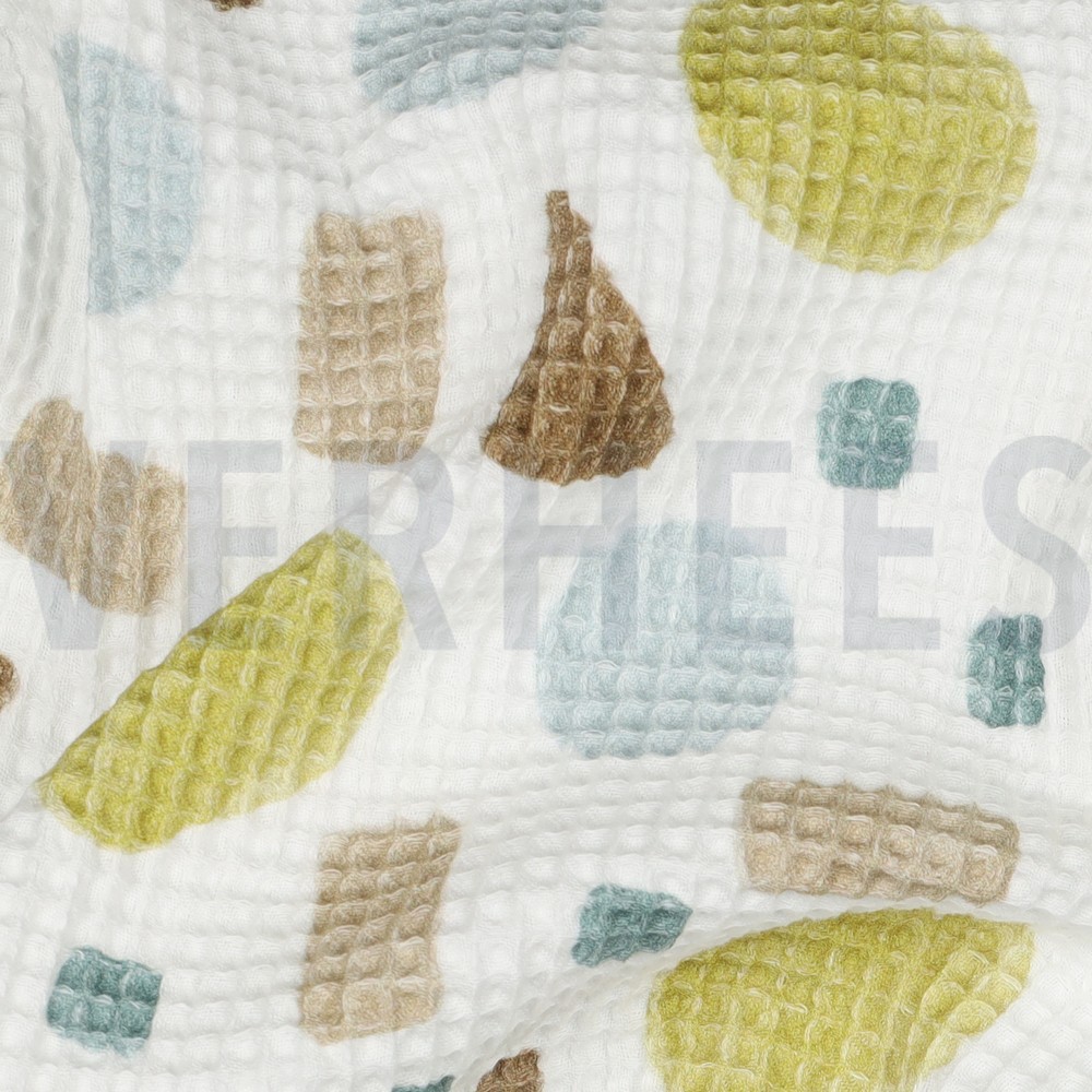 WAFFLE DIGITAL SHAPES YELLOW #7