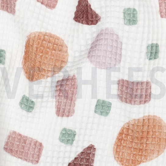 WAFFLEPIQUÉ DIGITAL FORMES ROSE #7