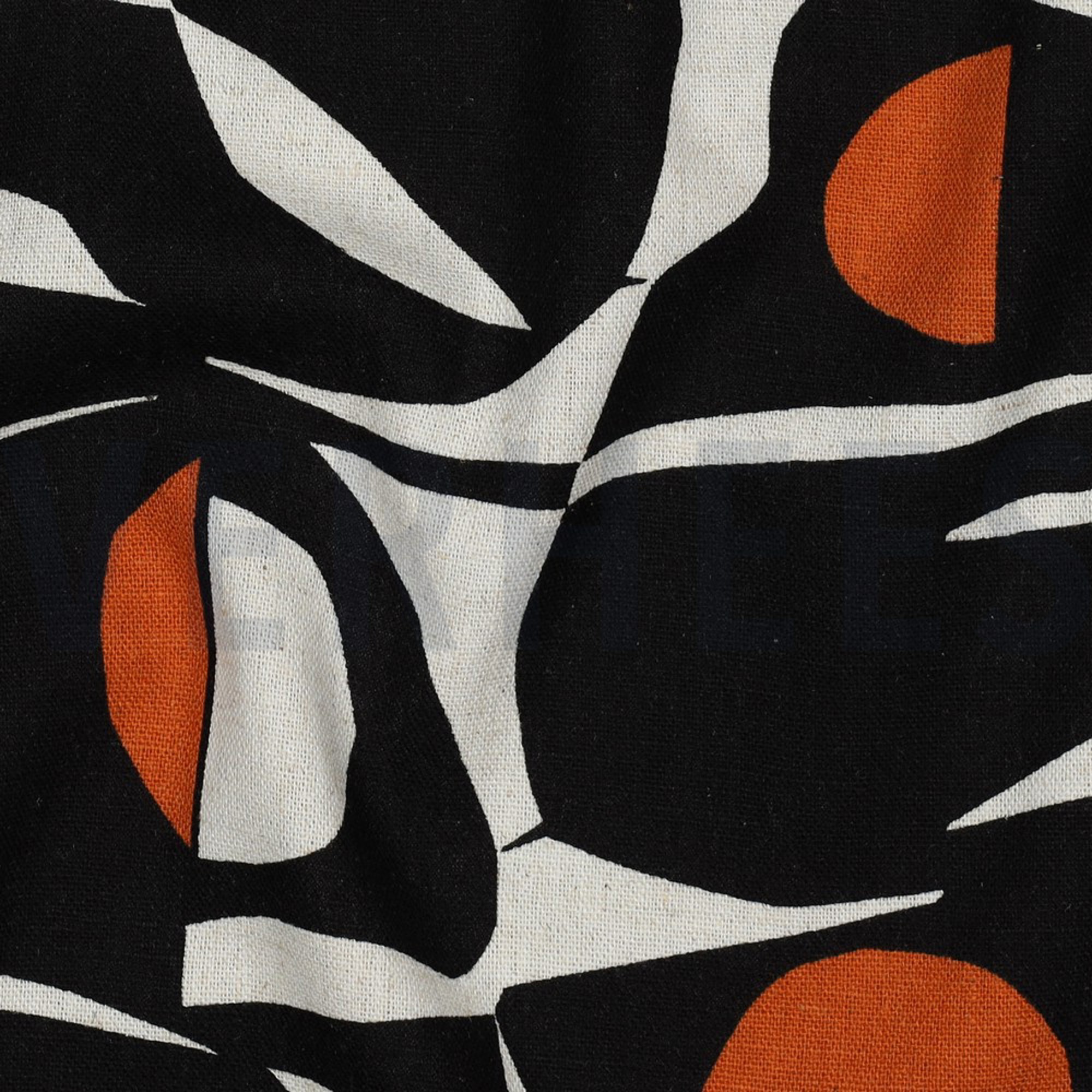 LINNEN VISCOSE ABSTRACT COGNAC (high resolution) #2