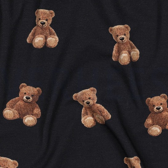 JERSEY GOTS DIGITAL TEDDY BEARS NAVY #7