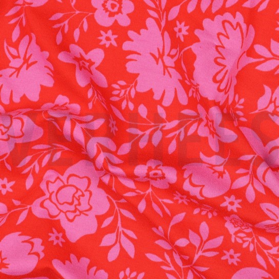 JERSEY FLEURS ROUGE #7