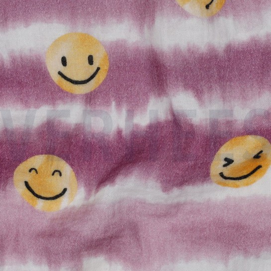 MUSSELIN DIGITAL SMILEYS BLUSH #7