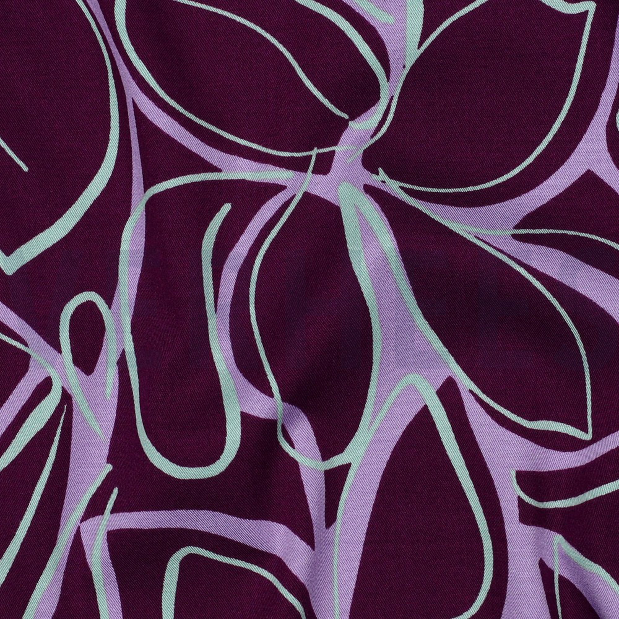 VISCOSE ROSELLA STRETCH ABSTRACT BLOEMEN PAARS (high resolution) #2