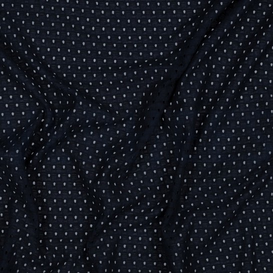 EYELET STRETCH MARINEBLAU #7