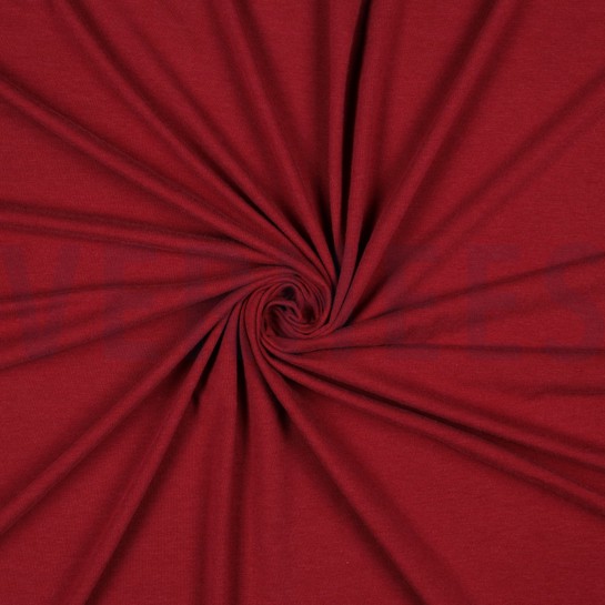 BAMBOO COTTON JERSEY WINE RED #7