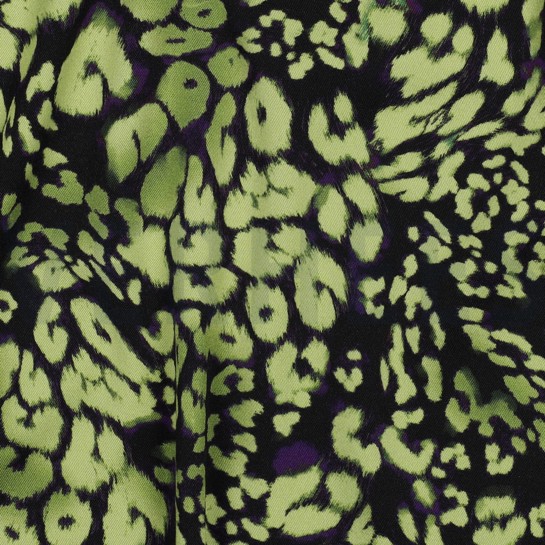 VISCOSE ROSELLA STRETCH DIGITAAL DIERENHUID GEEL #7