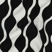 LENZING™ ECOVERO™ ABSTRACT SCHWARZ/ECRU (thumbnail) #2