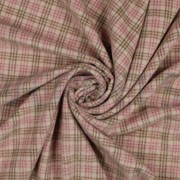 GEBÜRSTETER MANTELLSTOFF KAROS SAND/HELLROSA (thumbnail) #2