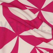 MAGNOLIA STRETCH GEOMETRISCH FUCHSIA (thumbnail) #2