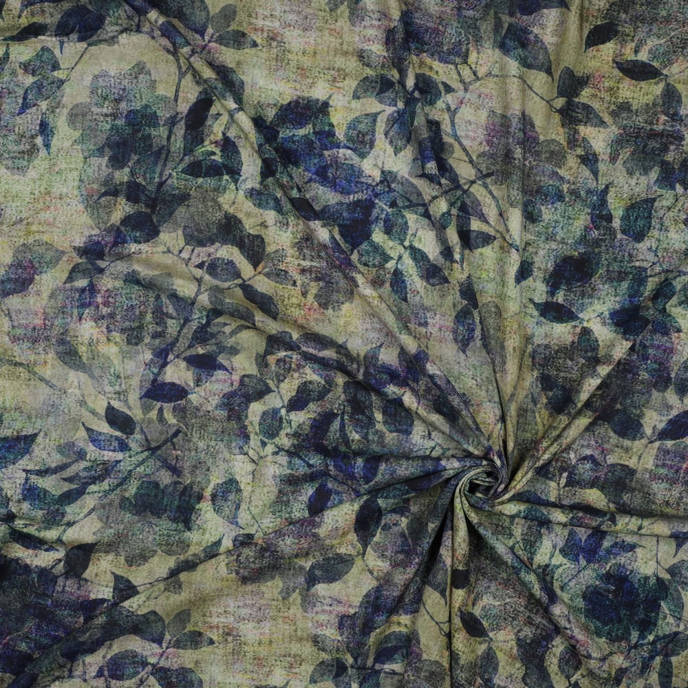 VISKOSE RADIANCE DIGITAL FLORAL SALBEI #7