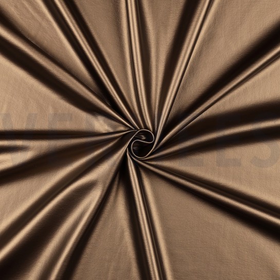 IMITATIELEER ZACHT STRETCH METALLIC BRONS / ZWART #7