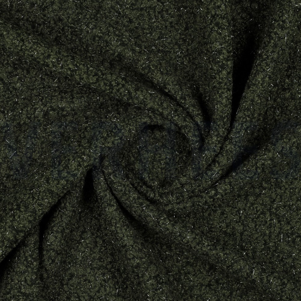 BOUCLÉ LUREX DUNKELGRÜN #7