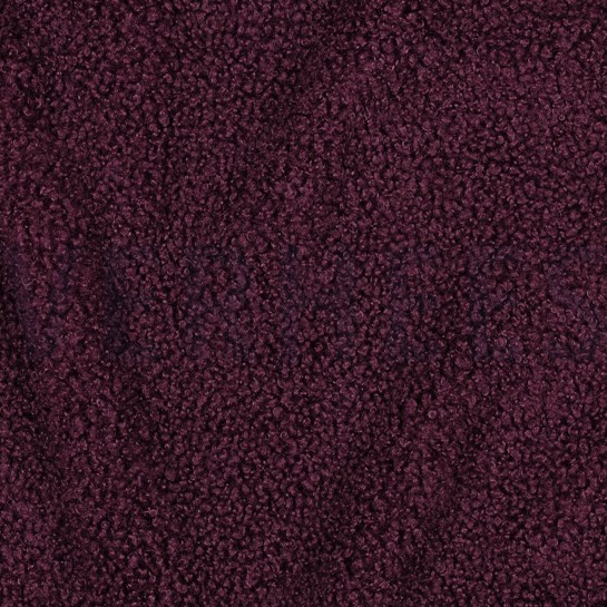 TEDDYSTOFF KUNSTPELZ AUBERGINE #7