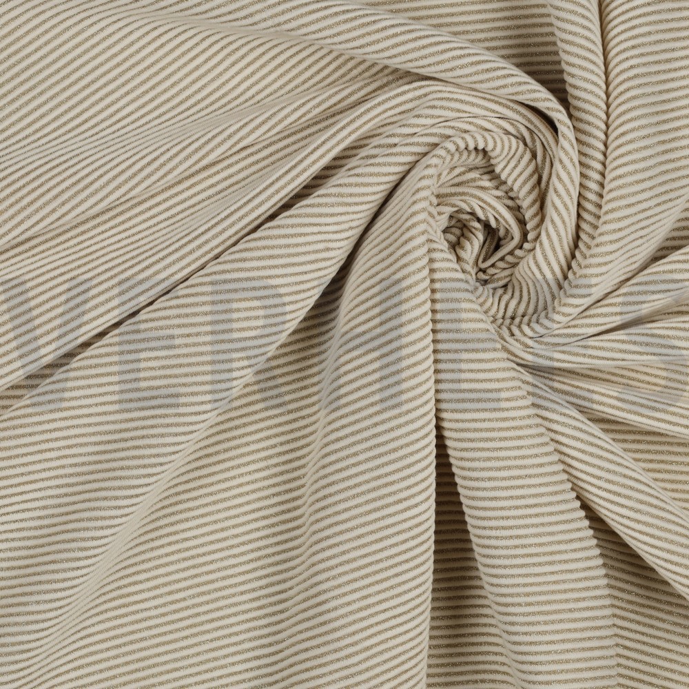 JACQUARD TRICOTÉ LUREX RAYURE ÉCRU #7