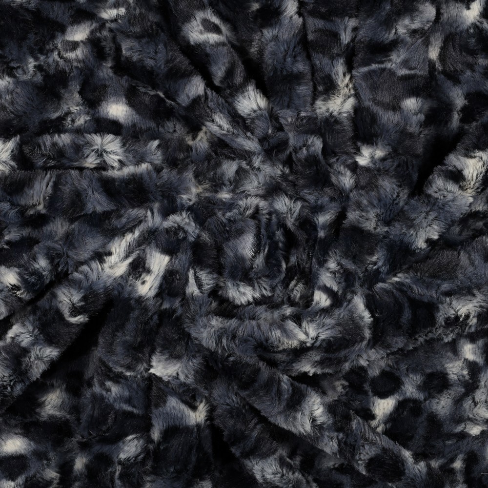 FAUX FUR ANIMAL NAVY #7
