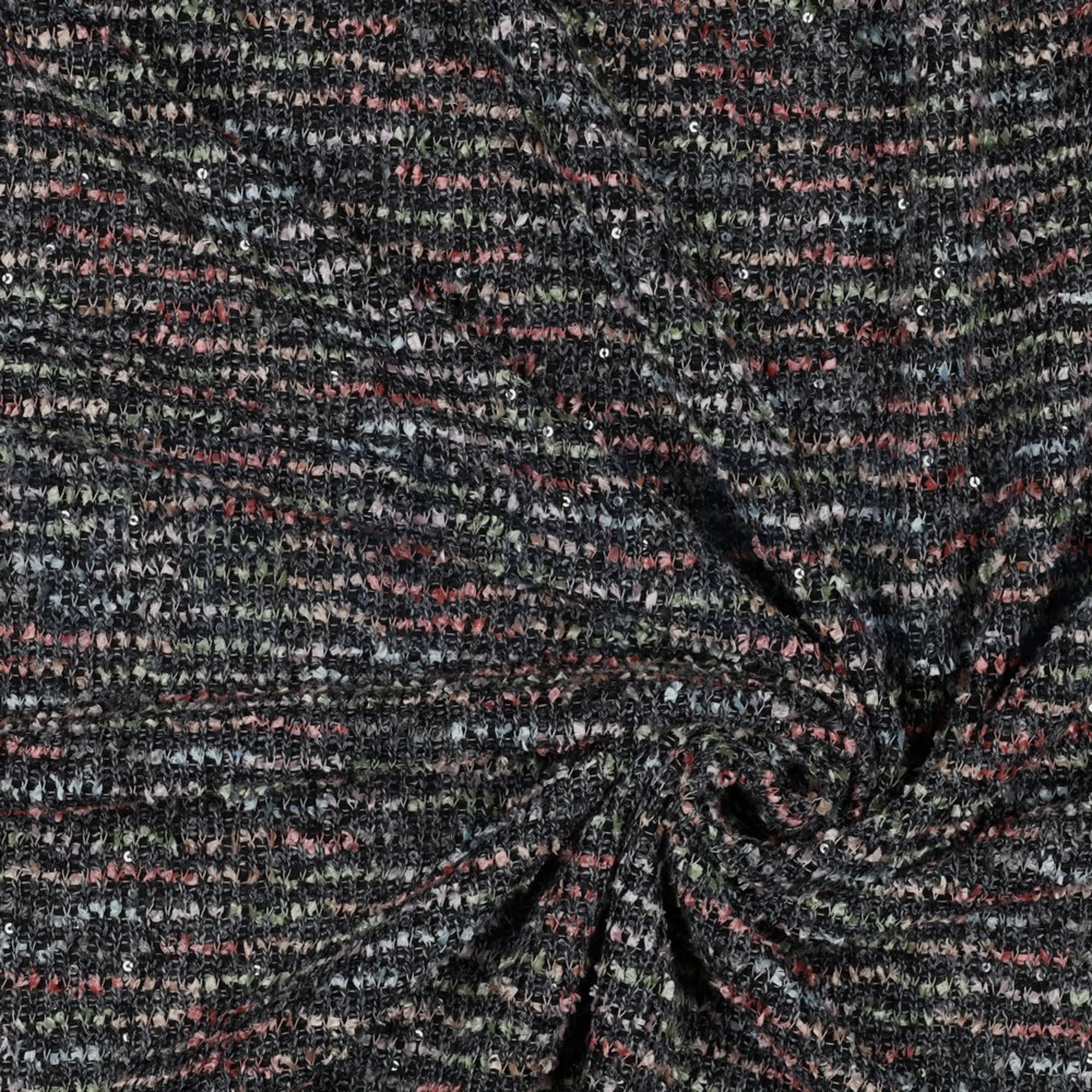 BREISEL MET PAILLETTEN ROZE / GROEN (high resolution) #2