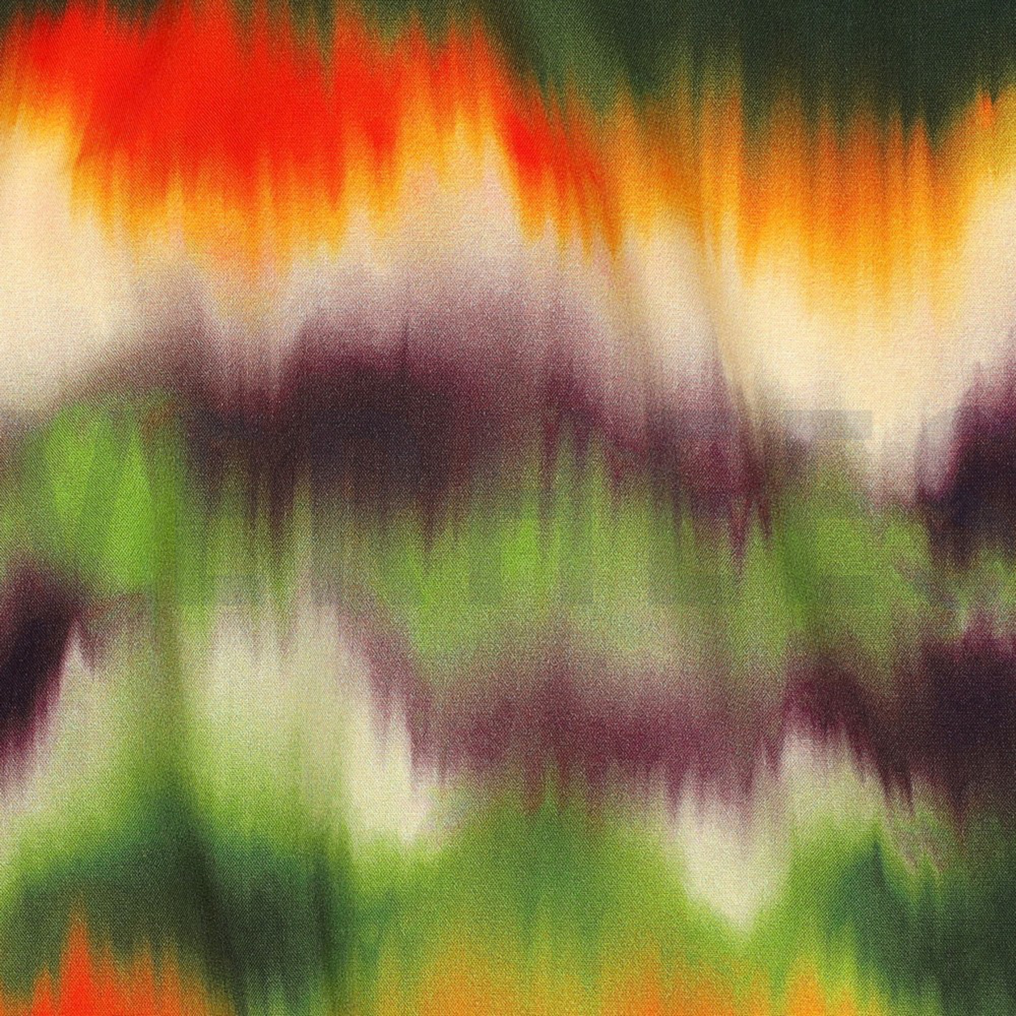 VISCOSE RADIANCE DIGITAL ABSTRAIT VERT (high resolution) #2