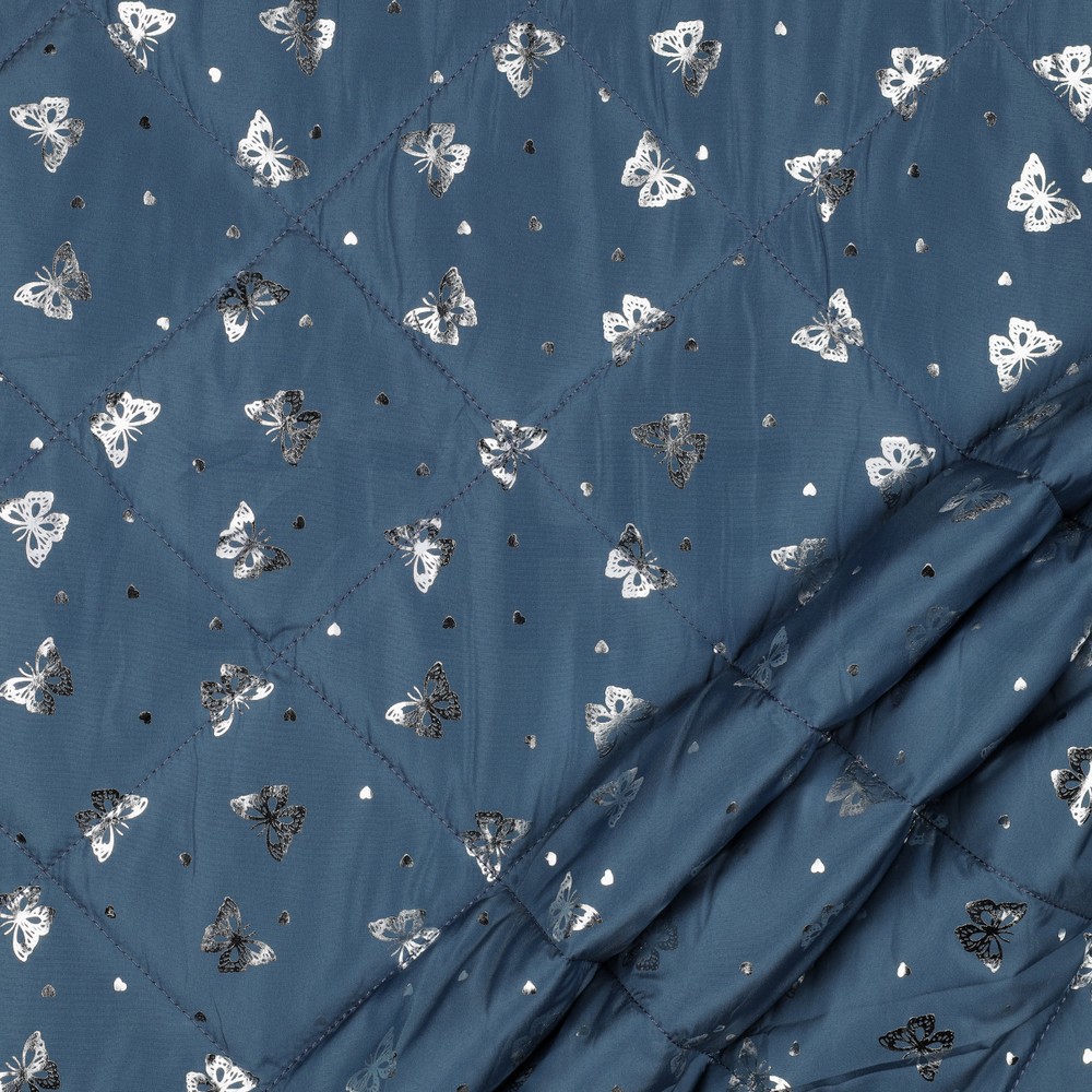 STEPPED SILVER BUTTERFLY PETROL #7