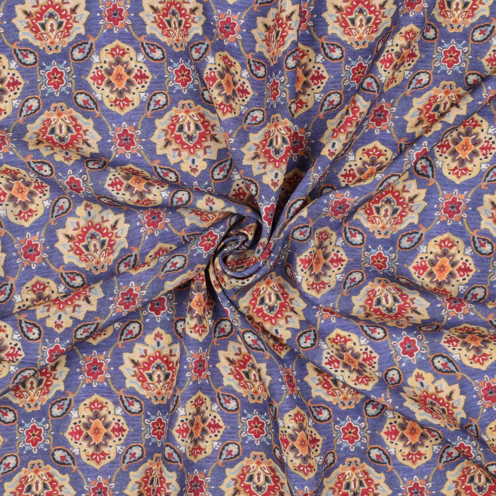 VISCOSE RADIANCE DIGITAL PAISLEY MULTICOLOUR #7