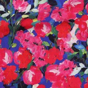 VISCOSE LUREX DIGITAL FLOWERS PINK (thumbnail) #2