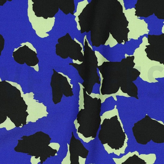 VISKOSE RADIANCE TIERHAUT KOBALTBLAU #7