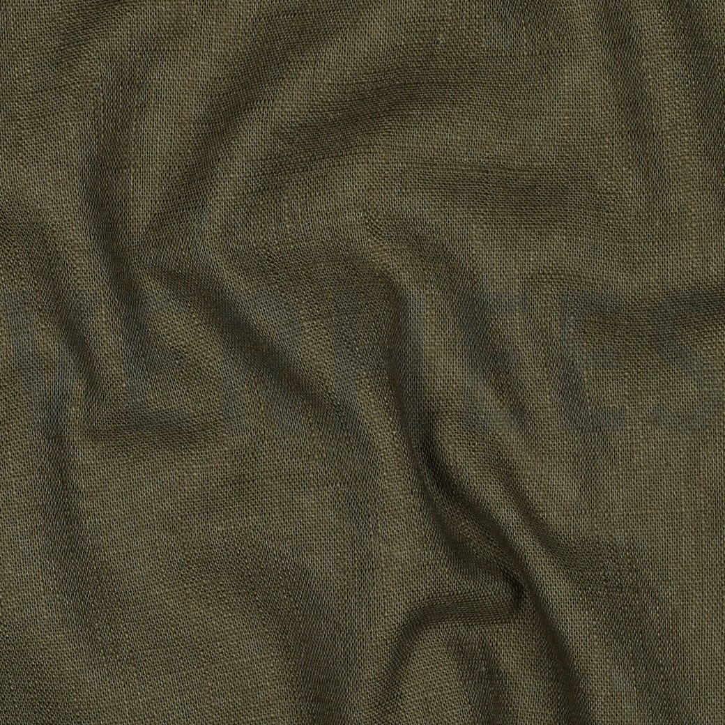 LINEN WASHED 230 gm2 MOSS GREEN #7